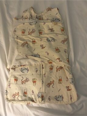 HALO Winnie the Pooh Sleepsack Swaddle 3 Way Adjustable Wearable Blanket NB 0-3
